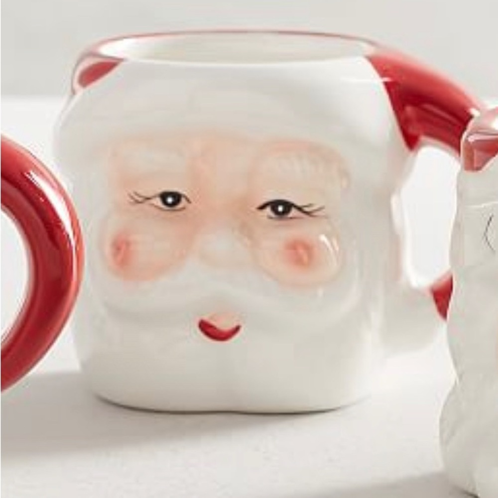 Pottery Barn Santa mug